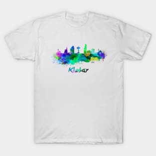 Khobar skyline in watercolor T-Shirt